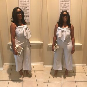 White Tube Jumper with Back Zipper